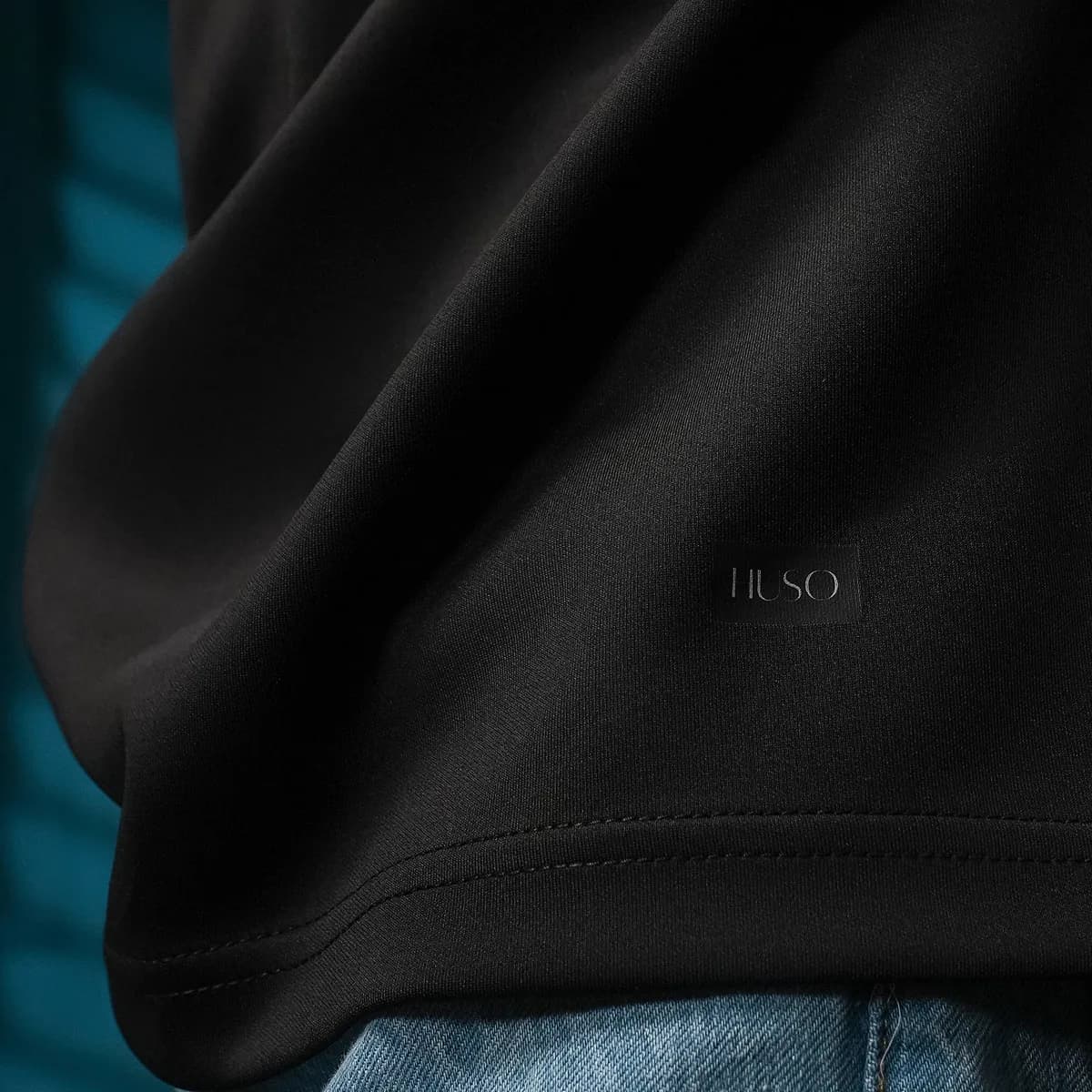 HUSO Black Oversized Tee new, product view 5