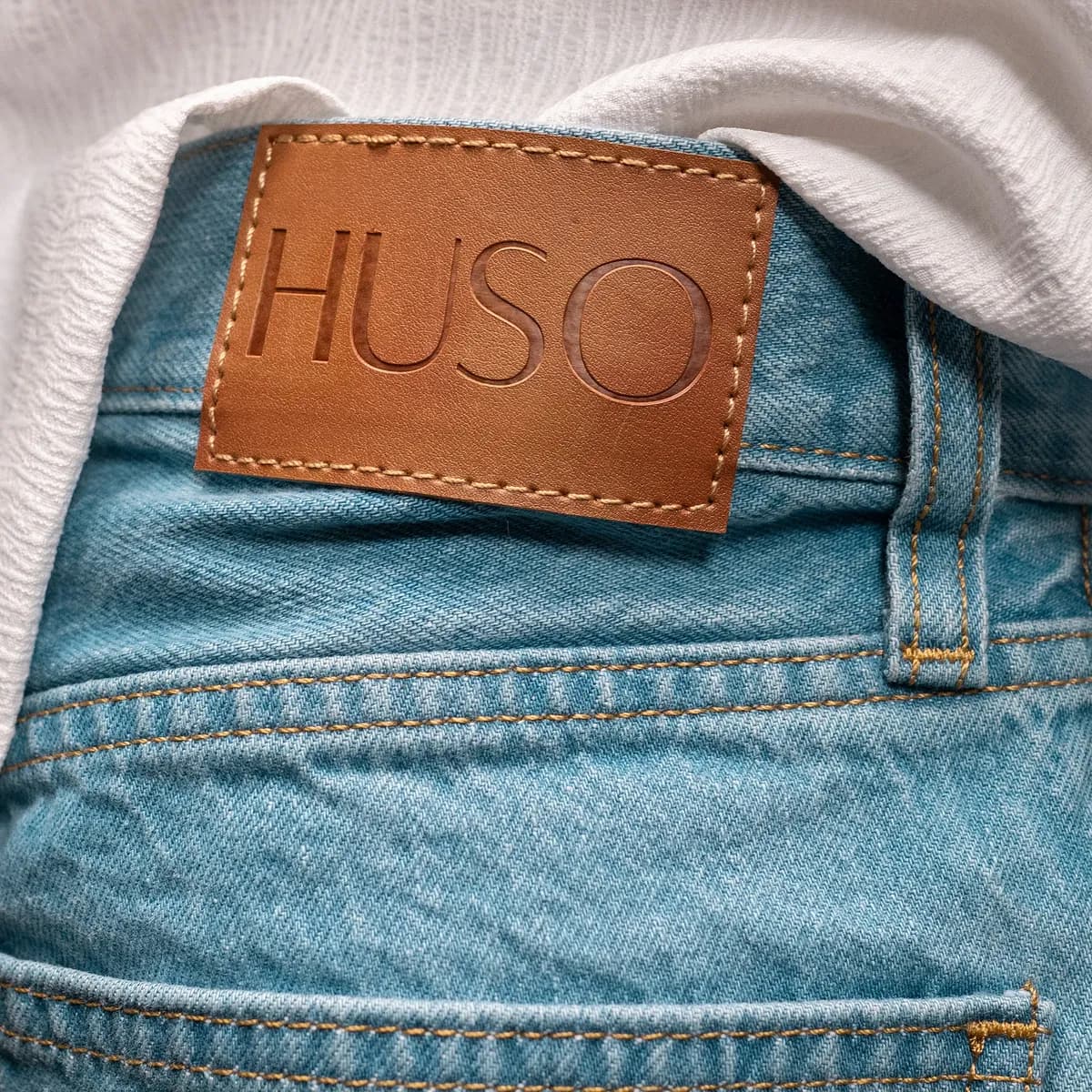 HUSO Classic Straight Jeans – Blue new, product view 4