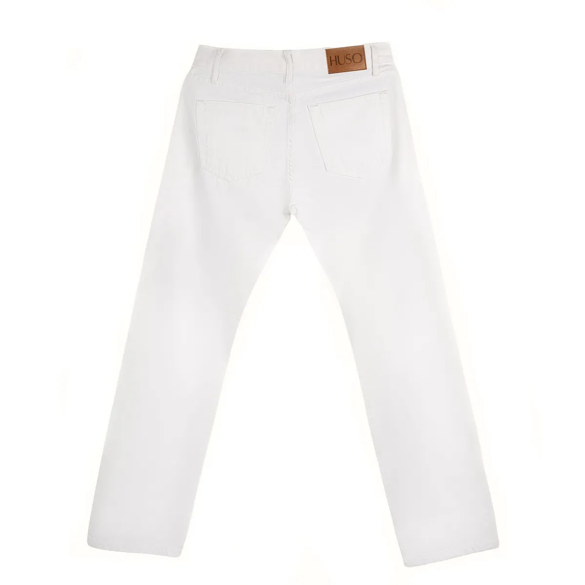 HUSO Classic Straight Jeans – White new, product view 3