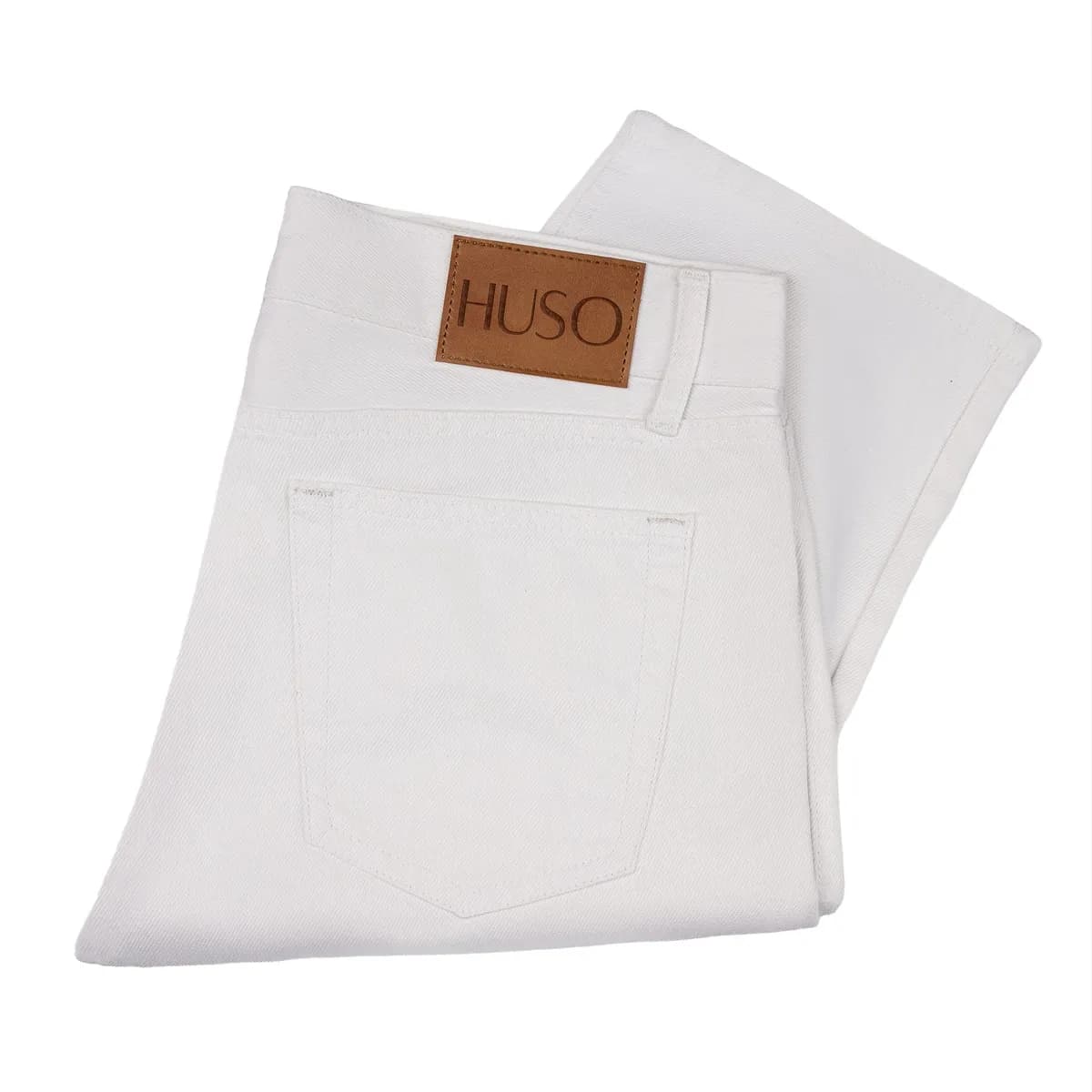 HUSO Classic Straight Jeans – White new, product view 5