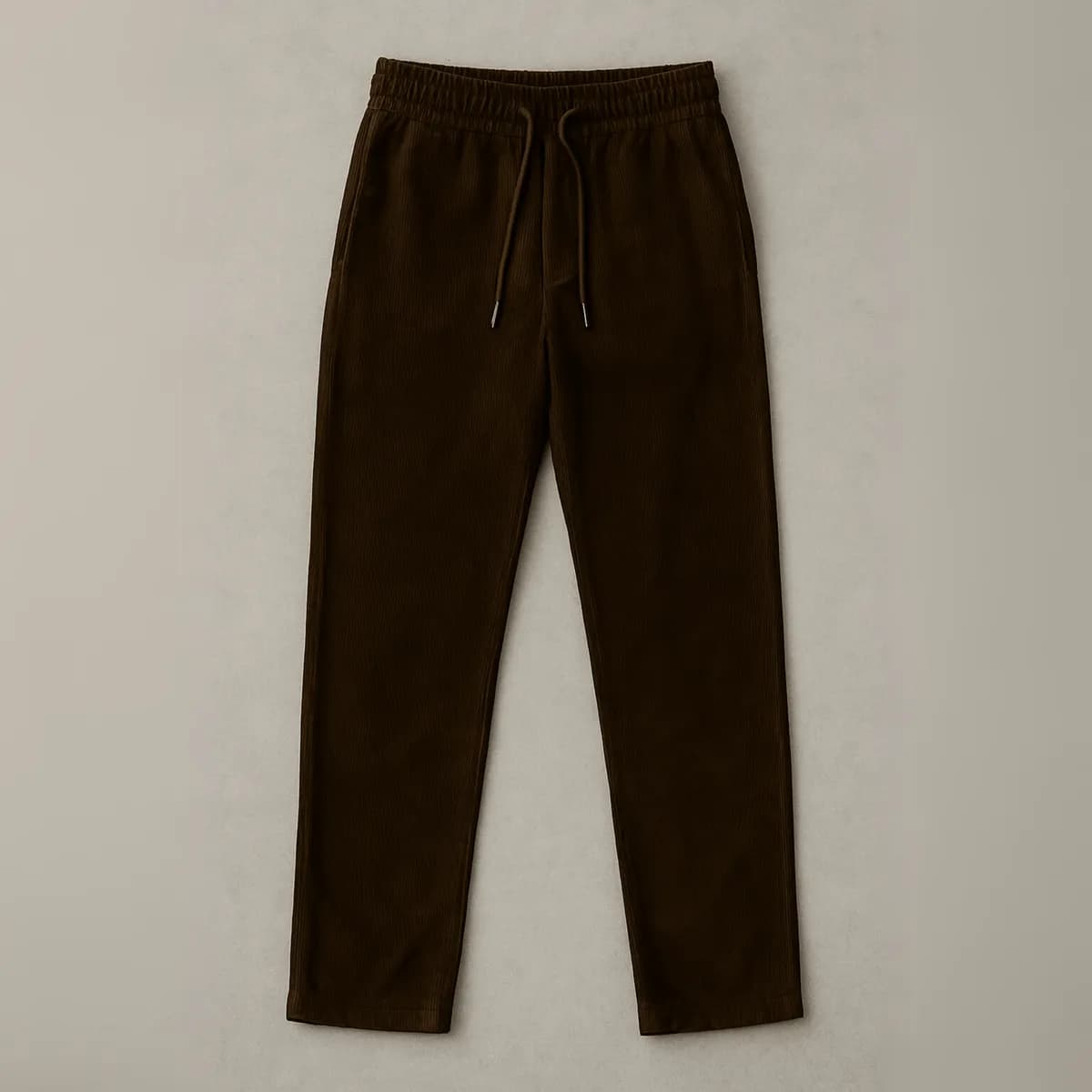 HUSO Relaxed Corduroy Trousers Deep Brown new