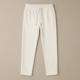 HUSO Relaxed Corduroy Trousers White new