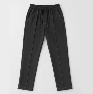 HUSO Straight Leg Trousers Charcoal Grey new